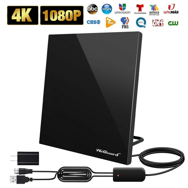 18 Ft Premium Coaxial Cable 2020 Latest TV Antenna VHF UHF Freeview Channels Antenna with Amplifier Signal Booster 150 Miles Range Digital Antenna for HDTV HDTV Antenna Support 4K 1080P